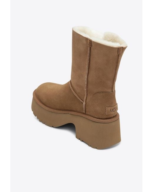 Ugg Brown Classic Esmee Platform Boots