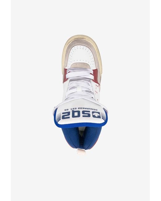 DSquared² Pink Boogie High-Top Sneakers for men
