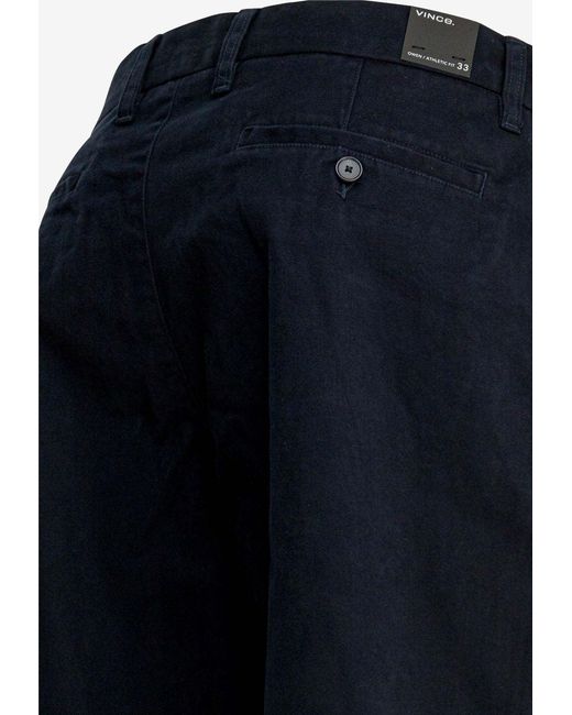 Vince Blue Owen Straight-Leg Pants for men