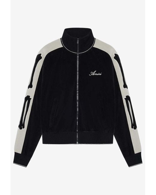 Amiri Black Printed Track Jacket for men
