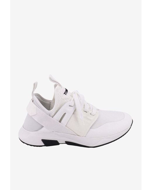 Tom Ford White Jago Low-Top Sneakers for men
