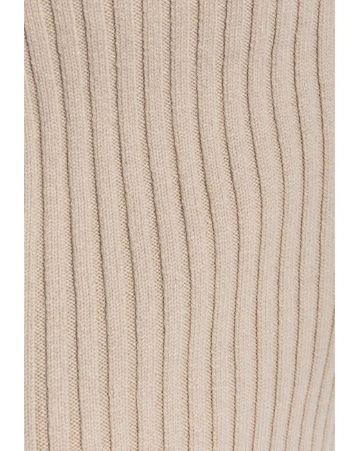 Max Mara Natural Seta Wool And Cashmere Skirt