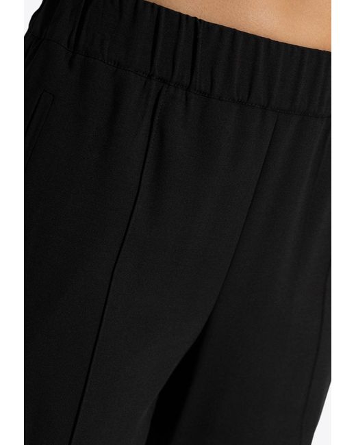 Dolce & Gabbana Black Straight-Leg Wool-Blend Pants