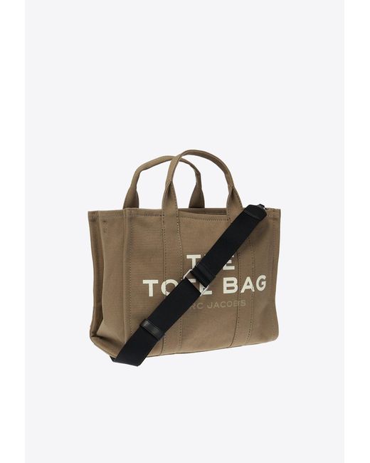 Marc Jacobs Green The Medium Logo Print Tote Bag