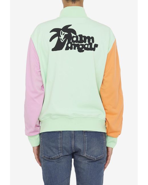 Palm Angels Multicolor Hunter Color-Block Track Jacket for men