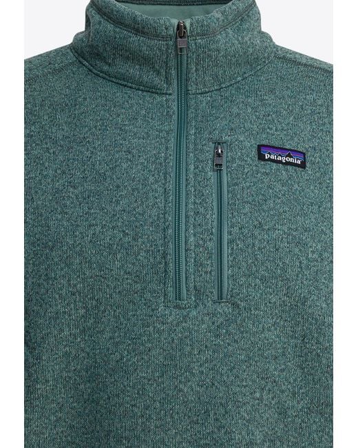 Patagonia Green Better Fleece High-Neck Sweatshirt for men