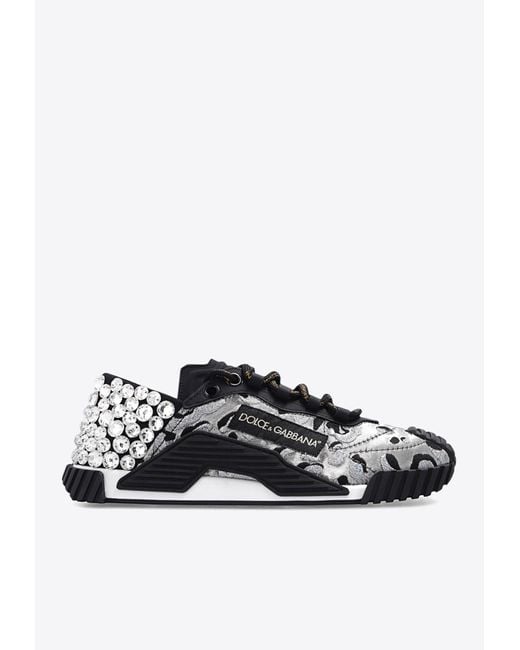 Dolce & Gabbana Black Ns1 Low-Top Sneakers