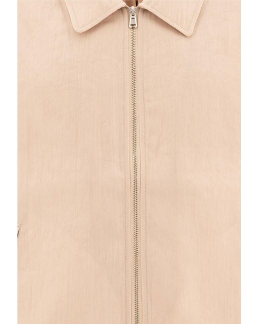 Stussy Natural Zip-Up Overshirt for men