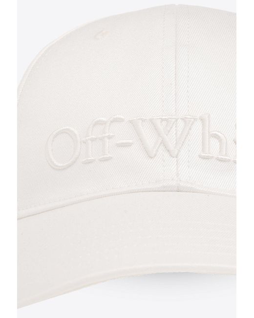 Off-White c/o Virgil Abloh White Drill Logo Bookish Baseball Cap
