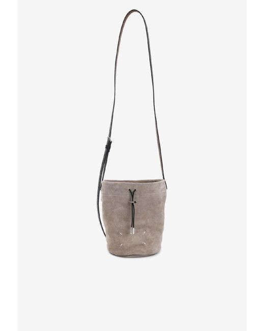 Maison Margiela White Belt Drawstring Crossbody Bag