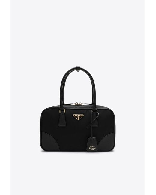 Prada Black Medium Re-Edition 1978 Top Handle Bag