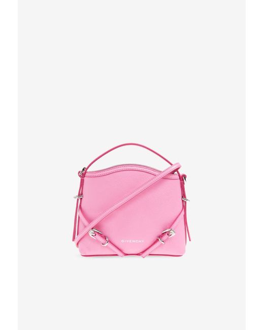 Givenchy Pink Nano Voyou Top Handle Bag