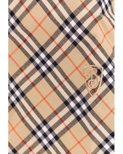 Burberry Natural Vintage Check Long-Sleeved Shirt