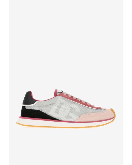 Dolce & Gabbana White Dg Cushion Low-Top Sneakers