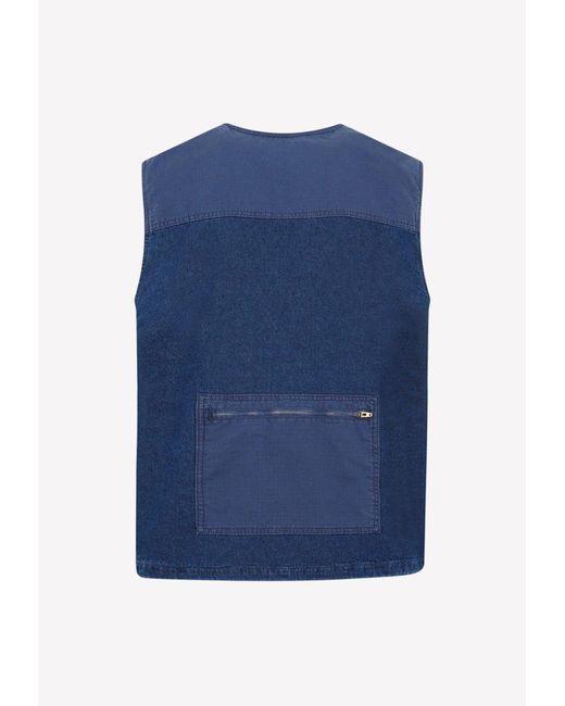トップス Carhartt WIP Denim Vest Carhartt WIP Alma Denim Vest in Blue for Men | Lyst