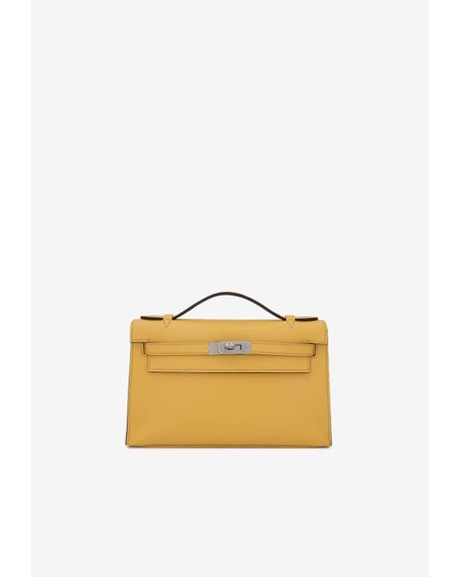 Hermès Multicolor Kelly Pochette Clutch Bag