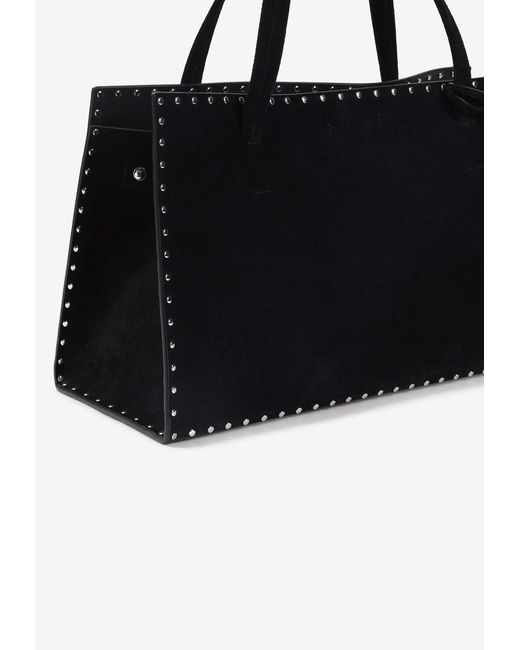 Phoebe Philo Black Small Stud Cabas Tote Bag