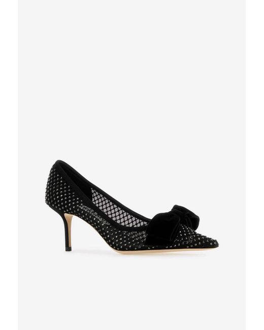 CHRISTIAN LOUBOUTIN Follies 85 crystal-embellished mesh and  glittered-leather pumps | NET-A-PORTER