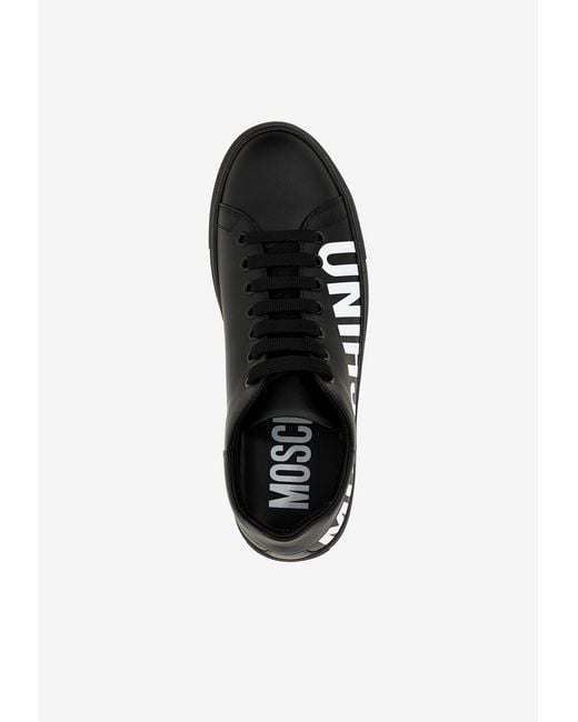 Moschino Black Sneakers for men