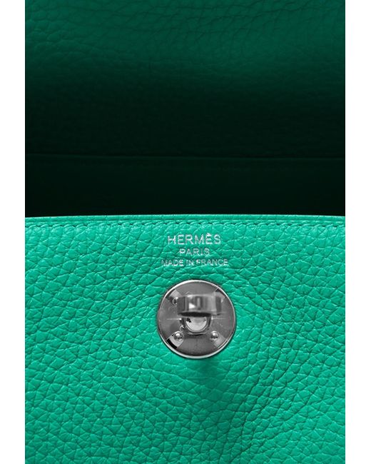 Introducing the Hermès 20cm Light Mint Green Chevre Mini Kelly, finished  with sleek palladium hardware – Only Authentics