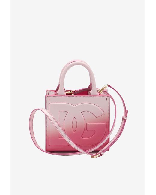 Dolce & Gabbana Pink Dg Daily Ombre Crossbody Bag