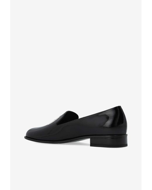 Givenchy Black Elegant Leather Loafers