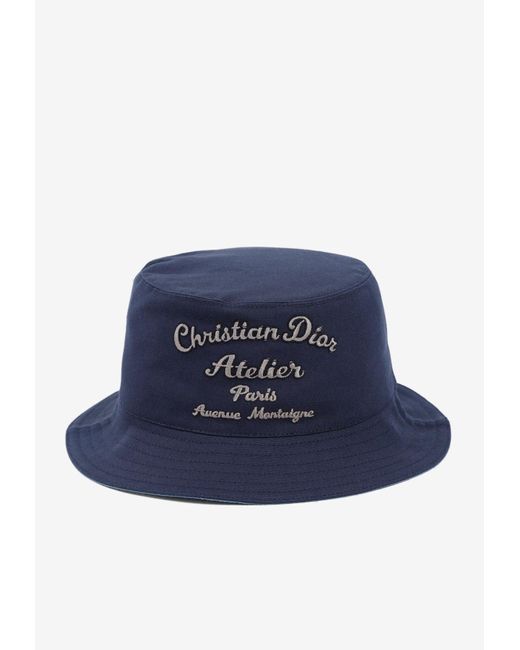 Dior Blue Atelier Bucket Hat for men