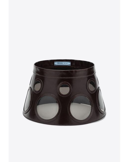 Prada Black Visor