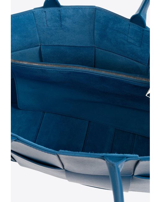 Bottega Veneta Blue Medium Arco Top Handle Bag