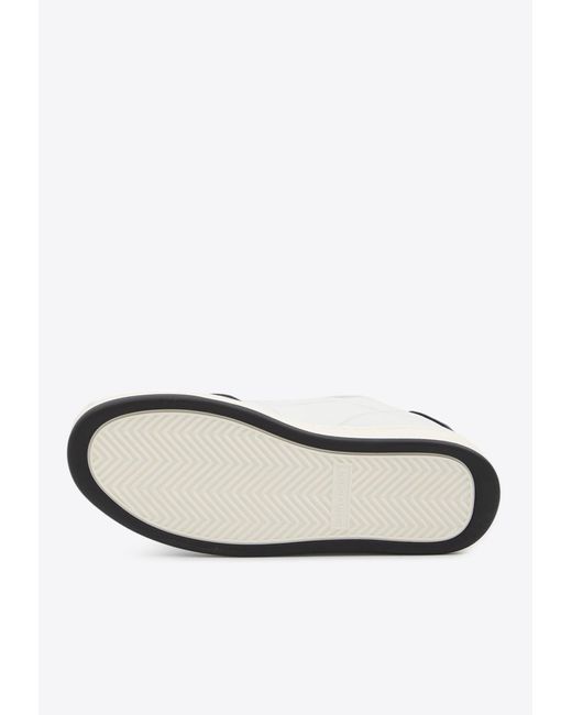 Saint Laurent White Sl/61 Low-Top Sneakers for men