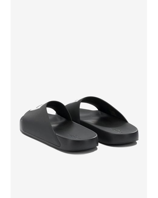 Givenchy White Label Asymmetric Rubber Mules for men