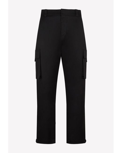 Dior Black Straight-leg Cargo Pants for men