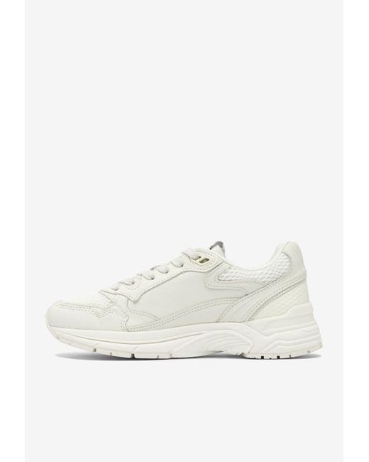 Autry White Hyperway Low-Top Sneakers