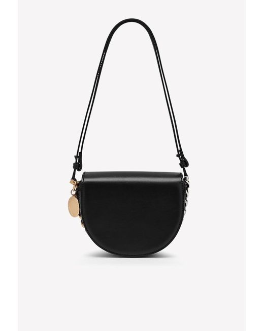 Stella McCartney Small Hobo Bag In Faux Leather in Black | Lyst