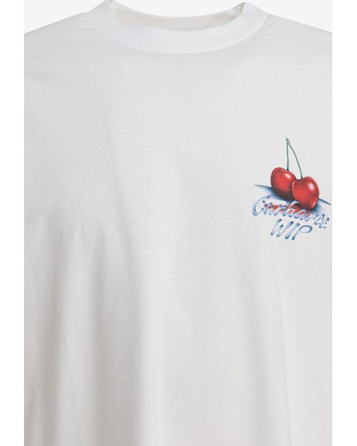 Carhartt White Jake Garcia Graphic Print T-Shirt for men