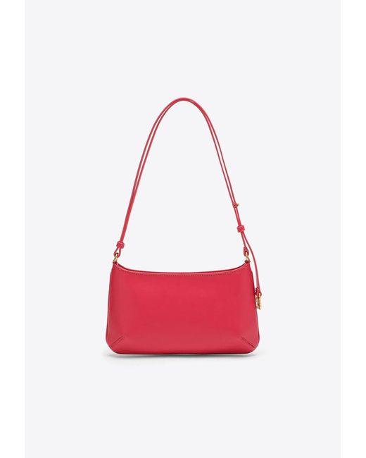 Palm Angels Red Giorgina Leather Shoulder Bag