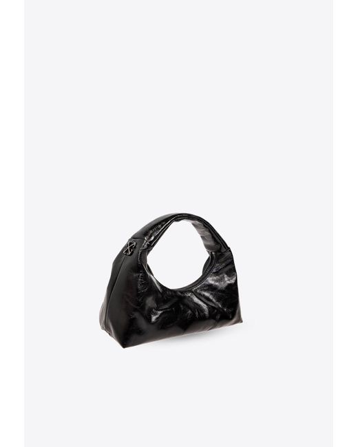 Off-White c/o Virgil Abloh Black Arcade Leather Shoulder Bag