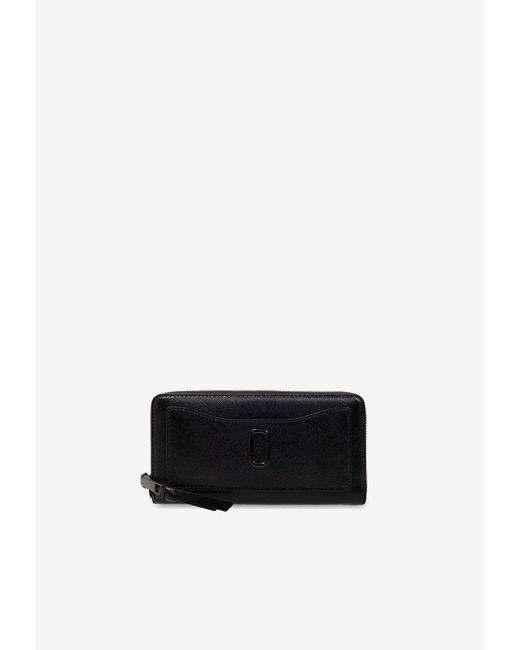 Marc Jacobs White The Utility Snapshot Zipped Continental Wallet