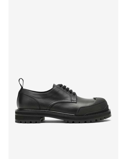 Marni Black Dada Army Derby Shoes for men