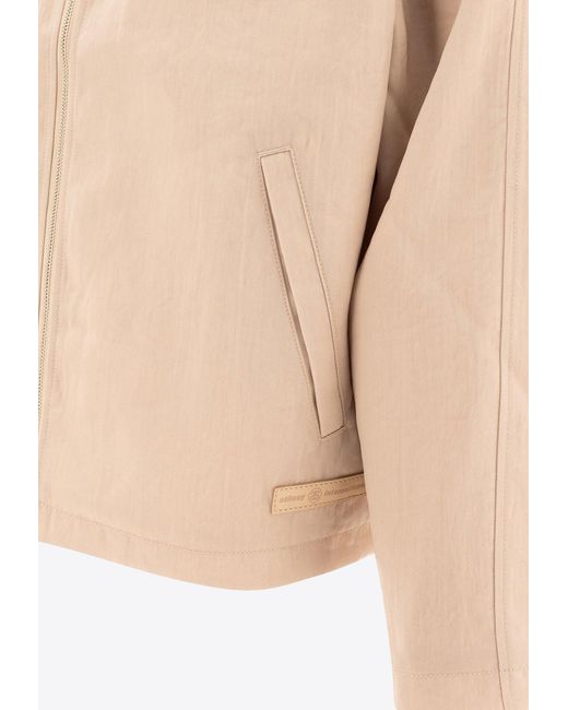 Stussy Natural Zip-Up Overshirt for men