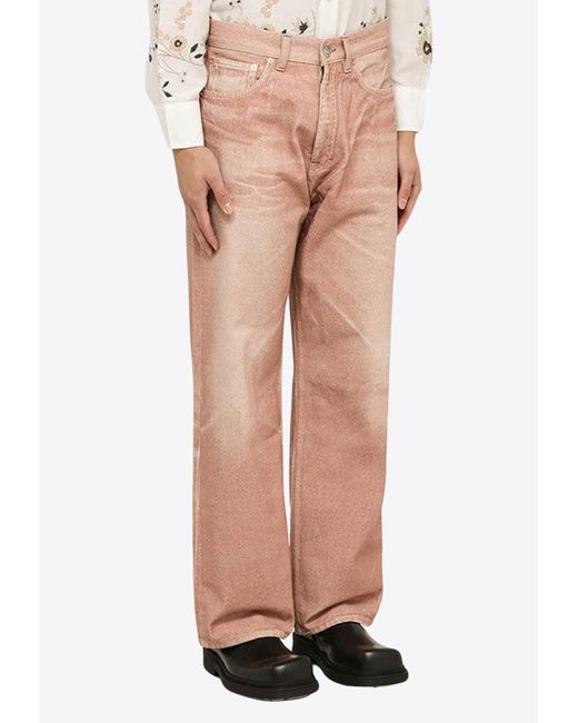 Our Legacy 70s Cut Wide-leg Corduroy Pants in Natural for Men