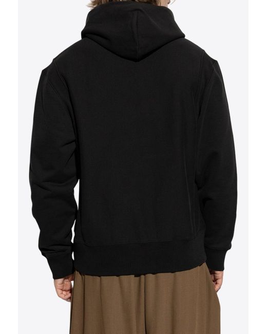 KENZO Black Boke Flower 2.0 Hooded Sweatshirt for men
