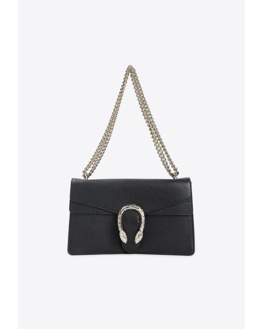 Gucci White Medium Dionysus Leather Shoulder Bag