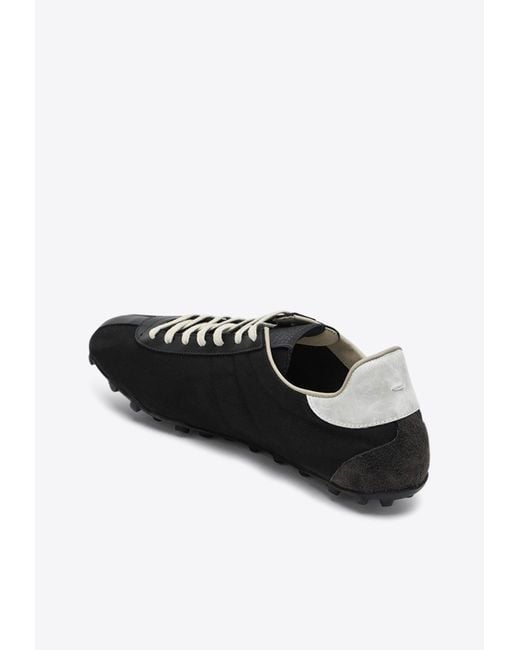 Maison Margiela Black Sprinters Low-Top Sneakers for men