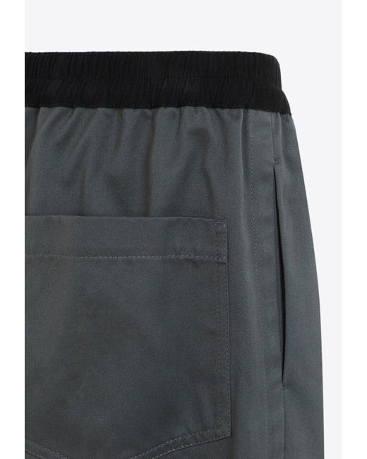 Maison Margiela Gray Baggy Pleated Pants for men