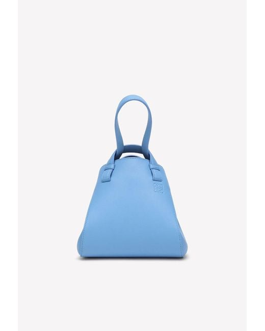Loewe Blue Hammock Nugget Leather Handbag