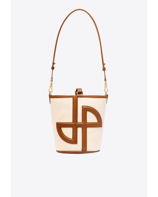 Patou White Small Jp Bucket Bag