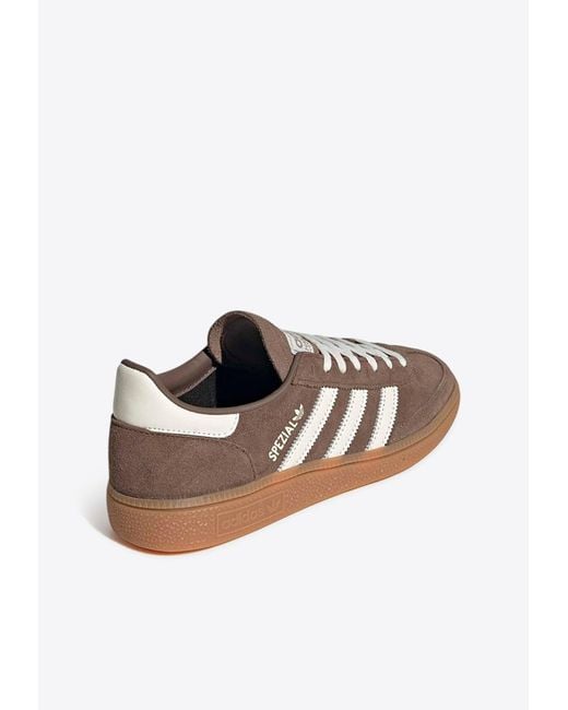 Adidas Originals Brown Handball Spezial Low-Top Sneakers