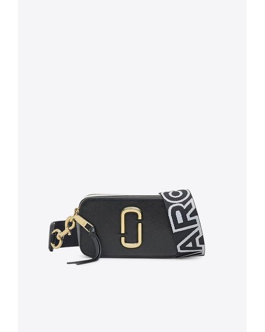 Marc Jacobs White Small Snapshot Crossbody Bag