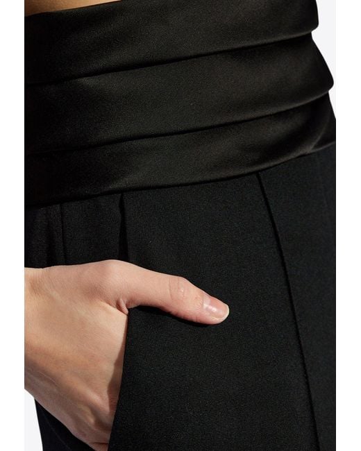 Balmain Black Tailored Wool Pants